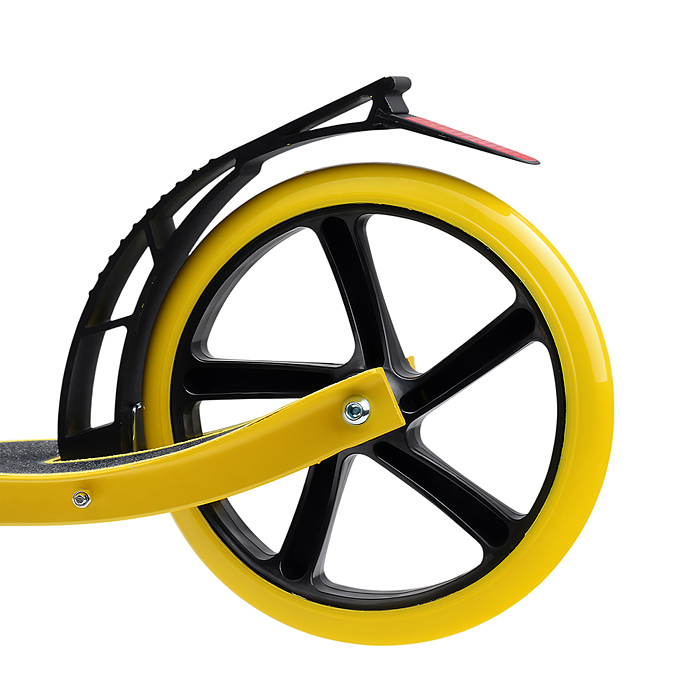 Фото к товару Самокат ROCKET, колеса PU 200 мм, ABEC 7, желтый Самокат ROCKET, колеса PU 200 мм, ABEC 7, желтый