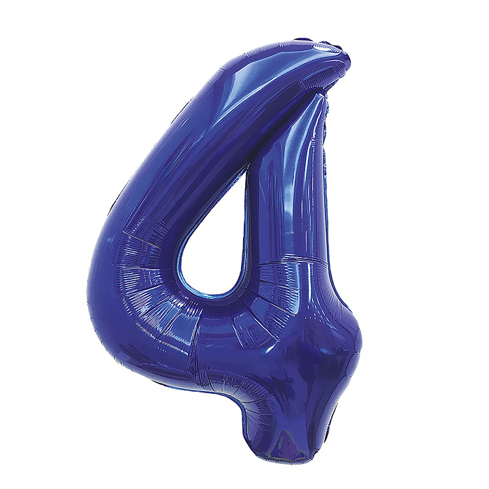 Шар (32''/81 см) Цифра, 4, Темно-синий, 1 шт. в уп. Шар (32''/81 см) Цифра, 4, Темно-синий, 1 шт. в уп.