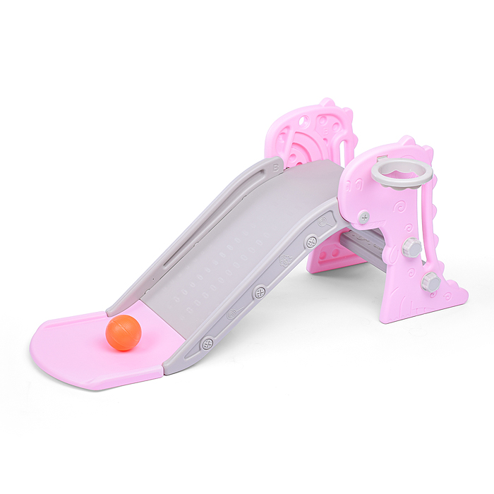 Фото к товару Горка детская UT0107 "Динозаврик" (цвет розовый) Горка детская UT0107 "Динозаврик" (цвет розовый)