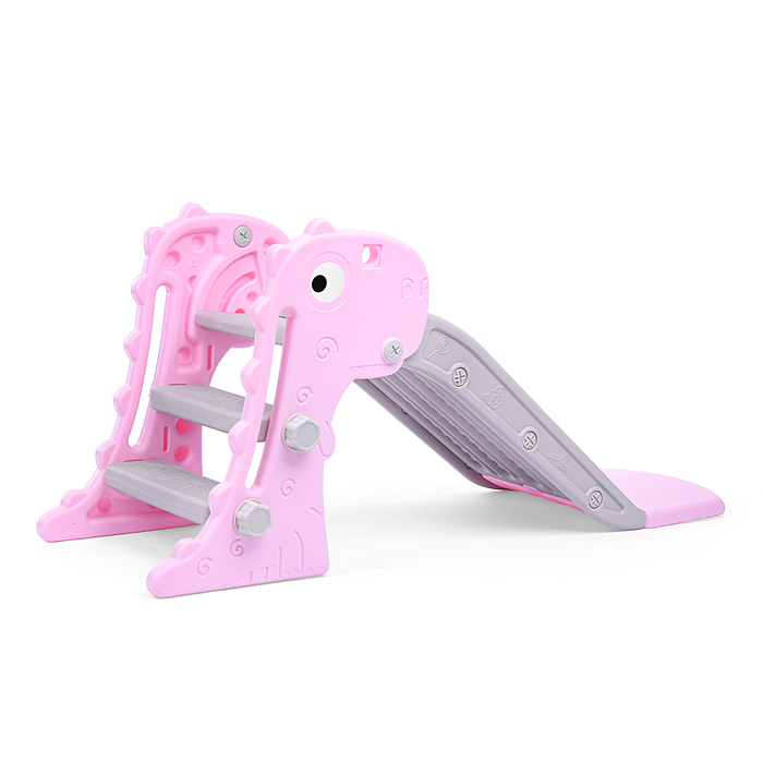 Фото к товару Горка детская UT0107 "Динозаврик" (цвет розовый) Горка детская UT0107 "Динозаврик" (цвет розовый)