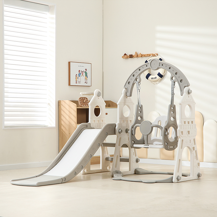 Комплект детский UT0113 "Замок" (горка и качель)