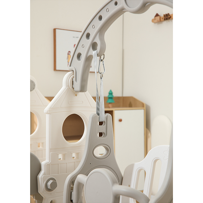 Фото к товару Комплект детский UT0113 "Замок" (горка и качель) Комплект детский UT0113 "Замок" (горка и качель)