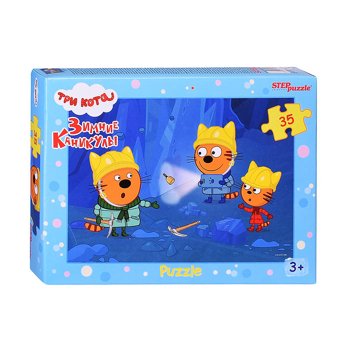 Пазлы 35 "Три кота. Зимние каникулы" (АО "СТС") Пазлы 35 "Три кота. Зимние каникулы" (АО "СТС")