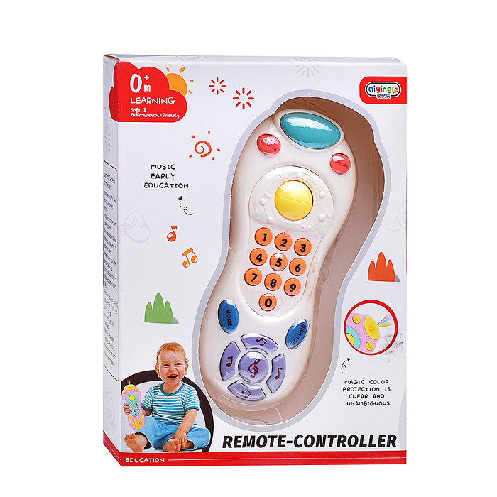 Фото к товару Пульт игрушечный 668-181 "Умный малыш" в коробке Пульт игрушечный 668-181 "Умный малыш" в коробке