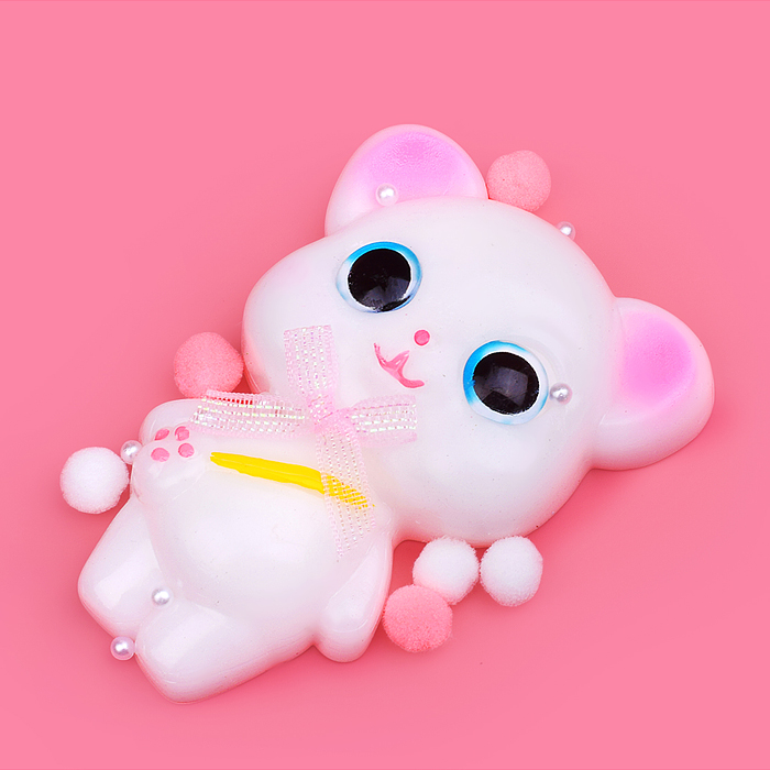 Фото к товару Игрушка -антистресс 00-6647 "Белый мишка" Игрушка -антистресс 00-6647 "Белый мишка"