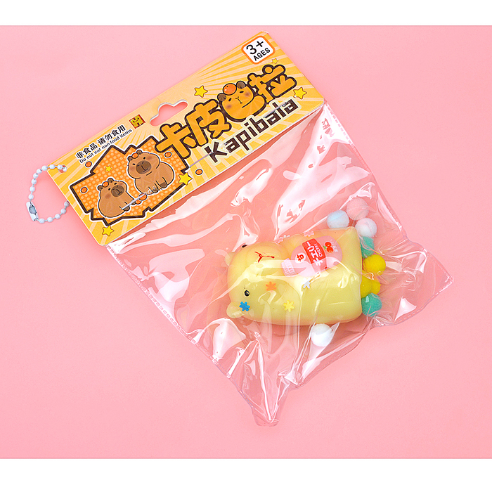 Фото к товару Игрушка -антистресс 00-6701 "Жёлтая капибара" Игрушка -антистресс 00-6701 "Жёлтая капибара"