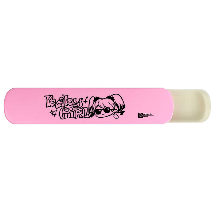 Пенал школьный "Малышка" (без наполнения, 19,7х4,5х2,2 см, полипропилен)