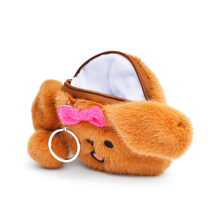 Фото к товару Мягкий брелок-кошелек М1407 "Собачка" 12см Мягкий брелок-кошелек М1407 "Собачка" 12см