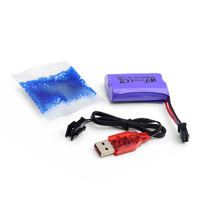 Фото к товару Автомат BT0022 "Калашникова" с водными пульками, в коробке Автомат BT0022 "Калашникова" с водными пульками, в коробке