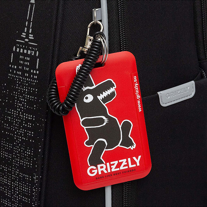 Рюкзак школьный (чёрный - серый)