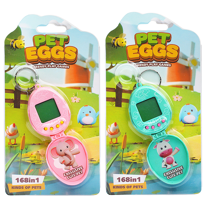 Игра электронная LZ8833 "Pet egg-2" на листе