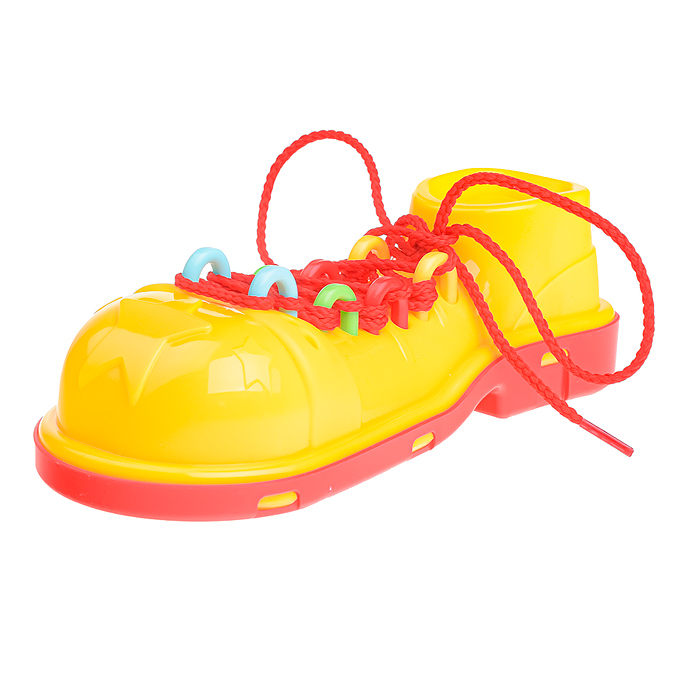 Развивающий набор "Желтый ботинок с пуговками" 