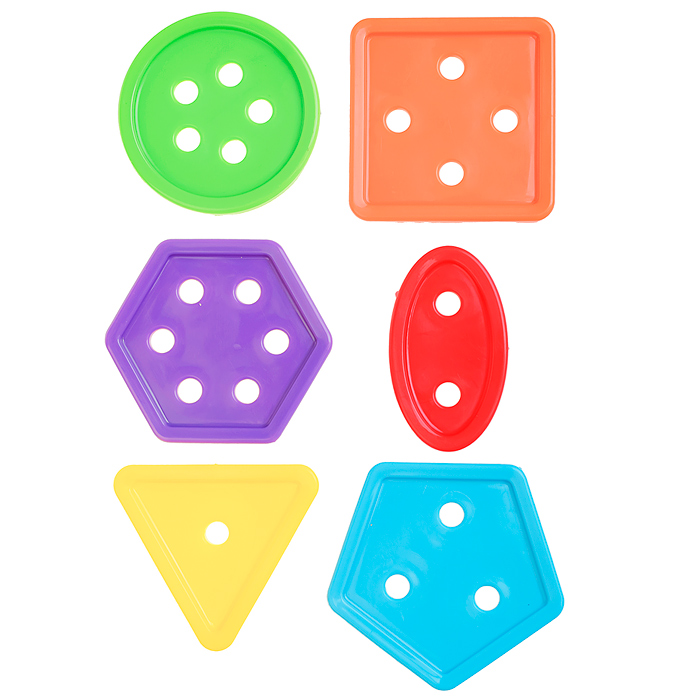 Развивающий набор "Желтый ботинок с пуговками" 