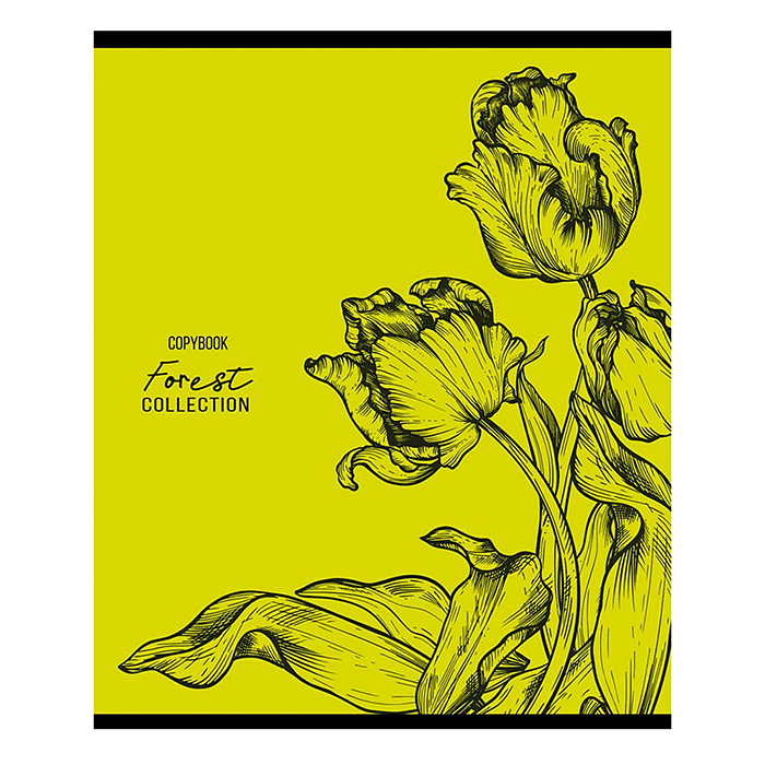 Тетрадь 96л. клетка "Зарисовки природы"