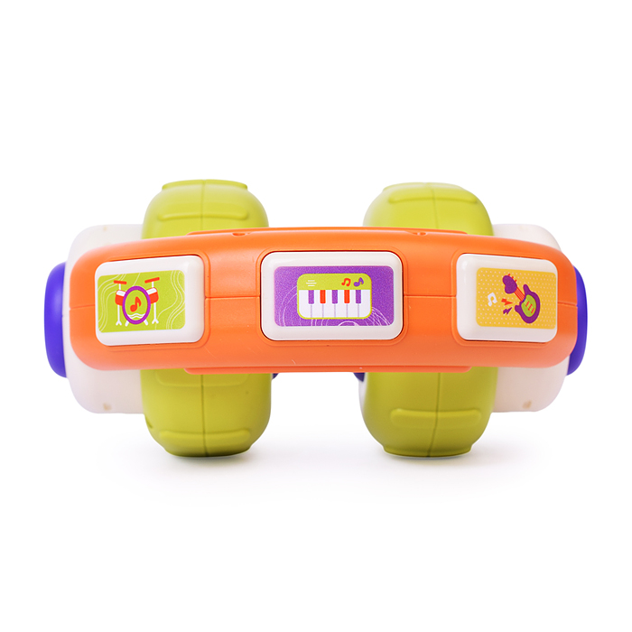 Фото к товару Игрушка развивающая 6671 "Наушники" на батарейках, в коробке Игрушка развивающая 6671 "Наушники" на батарейках, в коробке