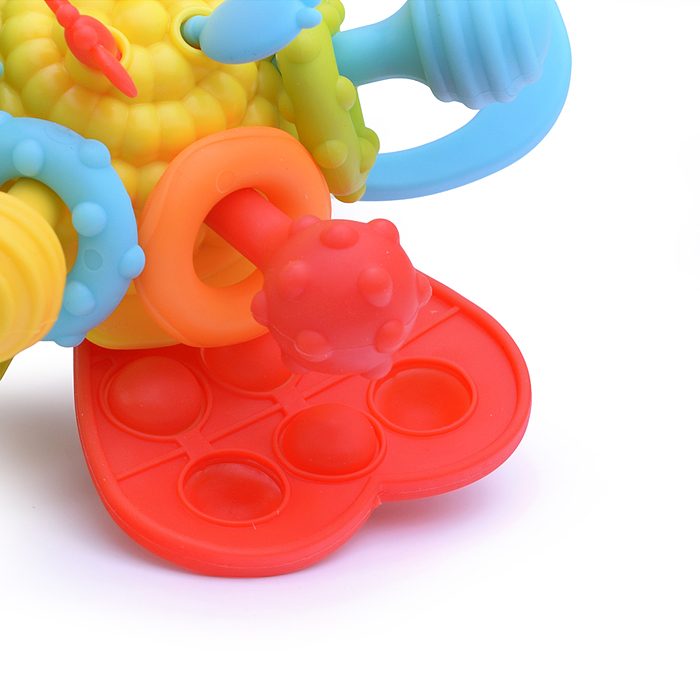 Фото к товару Развивающая игрушка-грызунок Y0089-1 цвет желтый, в коробке Развивающая игрушка-грызунок Y0089-1 цвет желтый, в коробке