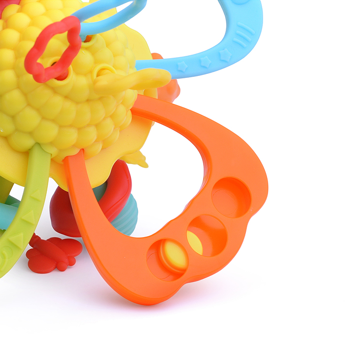 Фото к товару Развивающая игрушка-грызунок Y0089-1 цвет желтый, в коробке Развивающая игрушка-грызунок Y0089-1 цвет желтый, в коробке