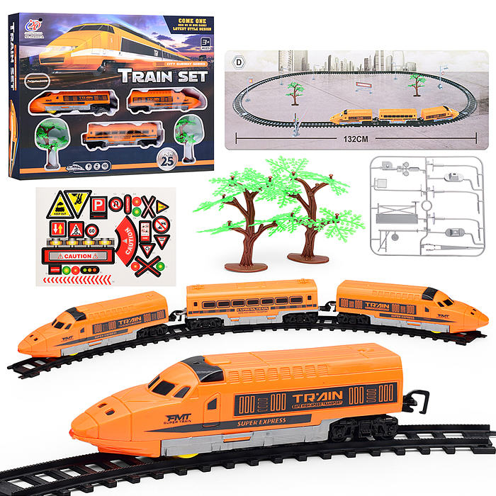 Железная дорога JHX6691A "Train set-1" в коробке Железная дорога JHX6691A "Train set-1" в коробке