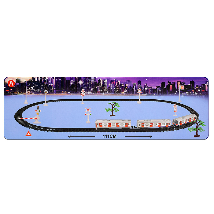 Фото к товару Железная дорога JHX5512 "Subway set" в коробке Железная дорога JHX5512 "Subway set" в коробке