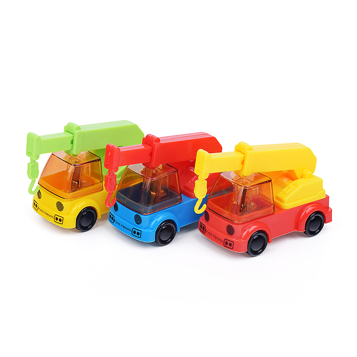 Фото к товару Точилка с контейнером, 1 отверстие "Funsharp. Подъемный кран" Точилка с контейнером, 1 отверстие "Funsharp. Подъемный кран"