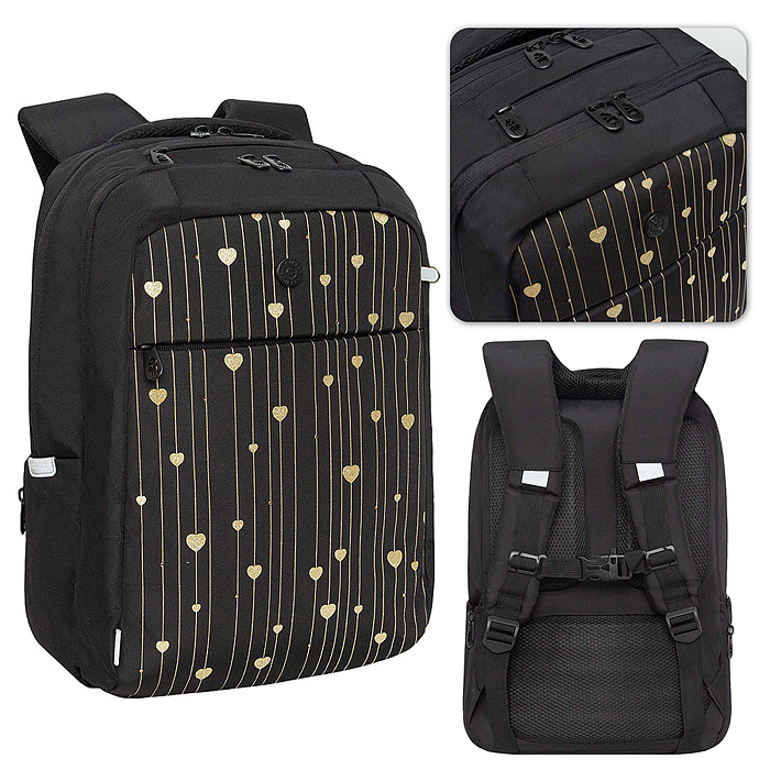 Рюкзак (/1 черный - золото)