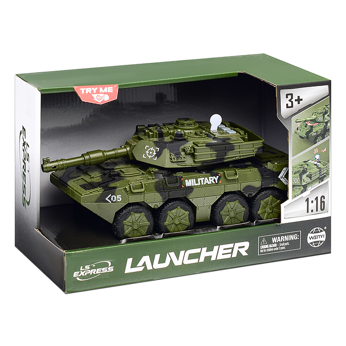 Фото к товару Танк WY1105A "Разрушитель" в коробке Танк WY1105A "Разрушитель" в коробке