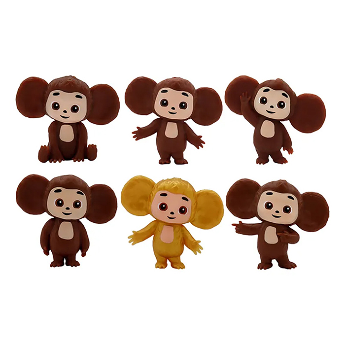 Фото к товару Фигурка-тянучка Чебурашка, 7 см, 6 видов в ассортименте, Фигурка-тянучка Чебурашка, 7 см, 6 видов в ассортименте,