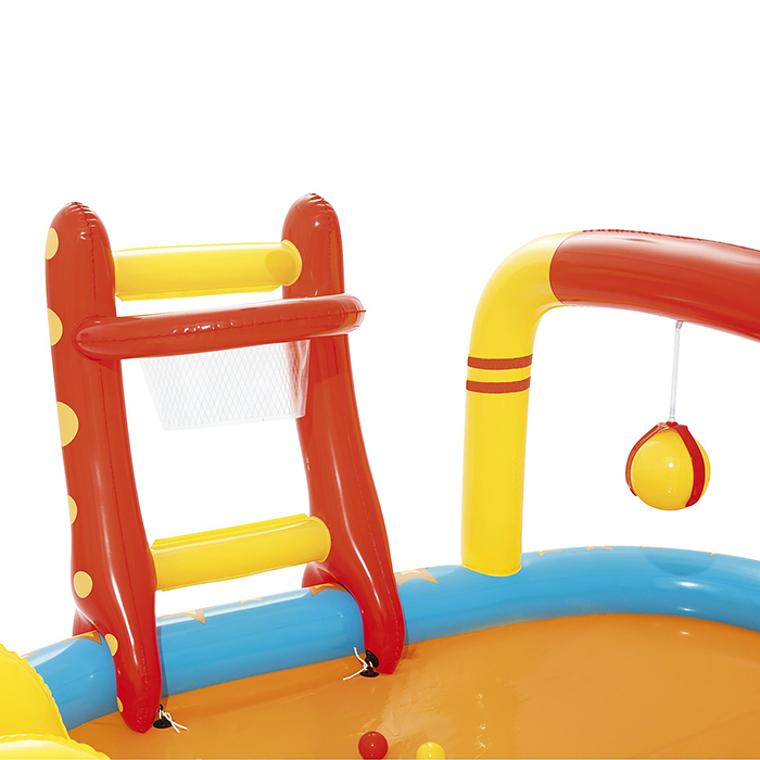 Фото к товару Игровой центр «Боулинг», с игрушками, 435 х 213 х 117 см, 314 л., от 2 лет, 53068 Bestway Игровой центр «Боулинг», с игрушками, 435 х 213 х 117 см, 314 л., от 2 лет, 53068 Bestway