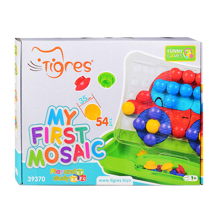Фото к товару Игрушка Развивающая "Моя первая мозаика" Игрушка Развивающая "Моя первая мозаика"