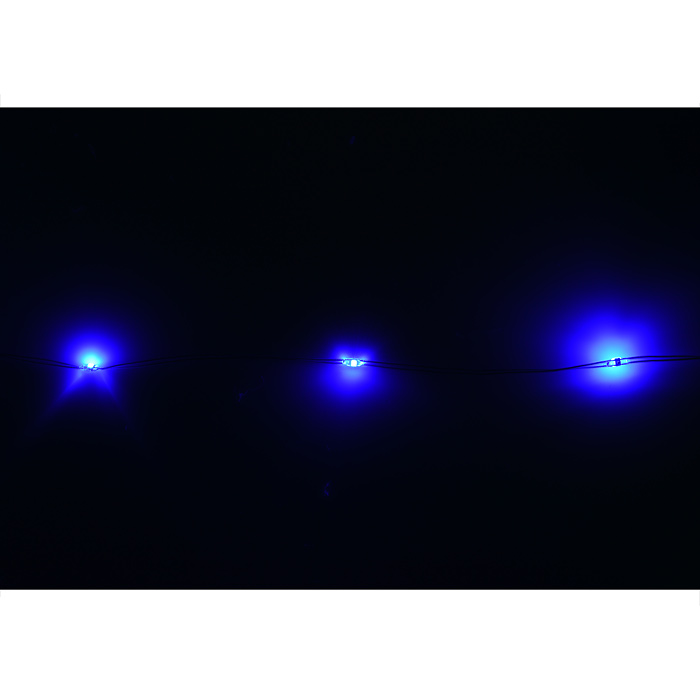 Фото к товару Электрогирлянда светодиодная Роса, 5 м, 50 ламп, синий Электрогирлянда светодиодная Роса, 5 м, 50 ламп, синий