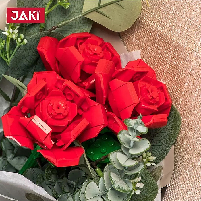 Конструктор JK2685 "Букет с розами"  285 дет., в коробке