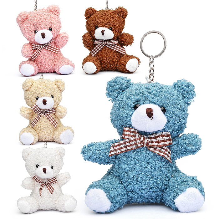 Мягкая игрушка-брелок М1351 "Медведь с бантиком" 10 см. Мягкая игрушка-брелок М1351 "Медведь с бантиком" 10 см.