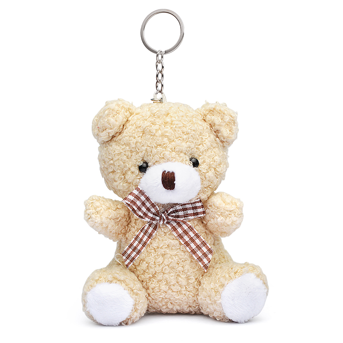 Фото к товару Мягкая игрушка-брелок М1351 "Медведь с бантиком" 10 см. Мягкая игрушка-брелок М1351 "Медведь с бантиком" 10 см.