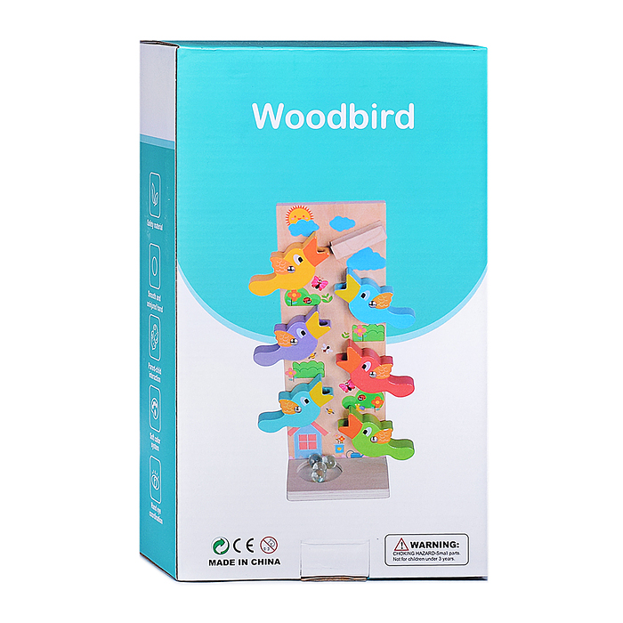 Игра развивающая-трек D1934 "Задорные птички"