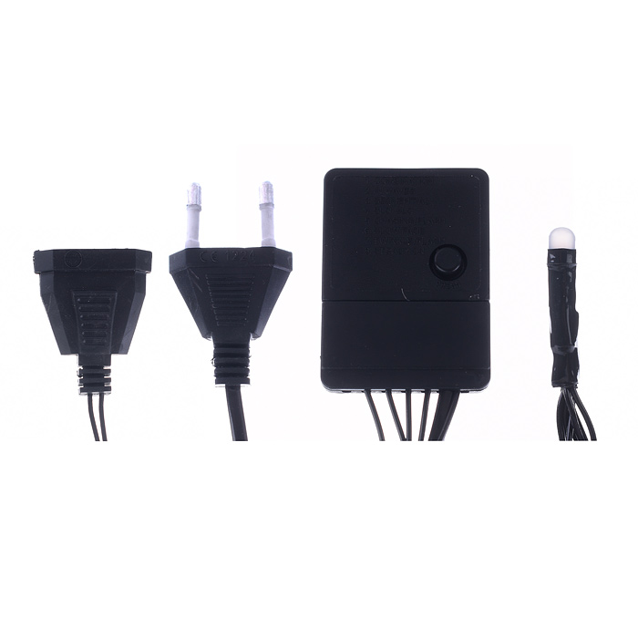 Фото к товару Электрогирлянда светодиодная 5м., 50 ламп, цвет: цветной Электрогирлянда светодиодная 5м., 50 ламп, цвет: цветной