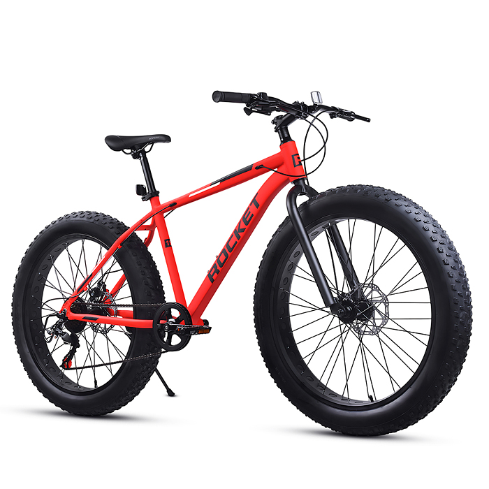 Фото к товару Велосипед 26" Rocket Fat 26, цвет красный, размер 18" Велосипед 26" Rocket Fat 26, цвет красный, размер 18"