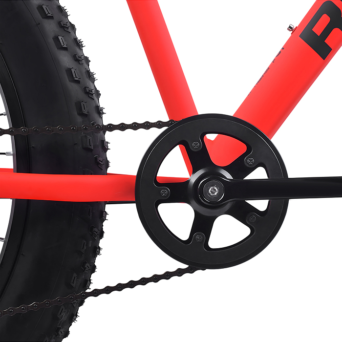 Фото к товару Велосипед 26" Rocket Fat 26, цвет красный, размер 18" Велосипед 26" Rocket Fat 26, цвет красный, размер 18"