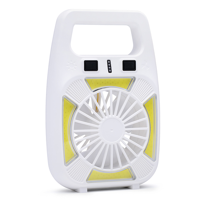 Фото к товару Фонарь аккумуляторный 00-6088 с вентилятором, 1800 мАч Фонарь аккумуляторный 00-6088 с вентилятором, 1800 мАч