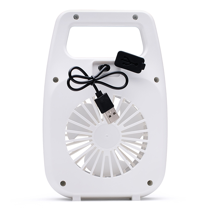 Фото к товару Фонарь аккумуляторный 00-6088 с вентилятором, 1800 мАч Фонарь аккумуляторный 00-6088 с вентилятором, 1800 мАч