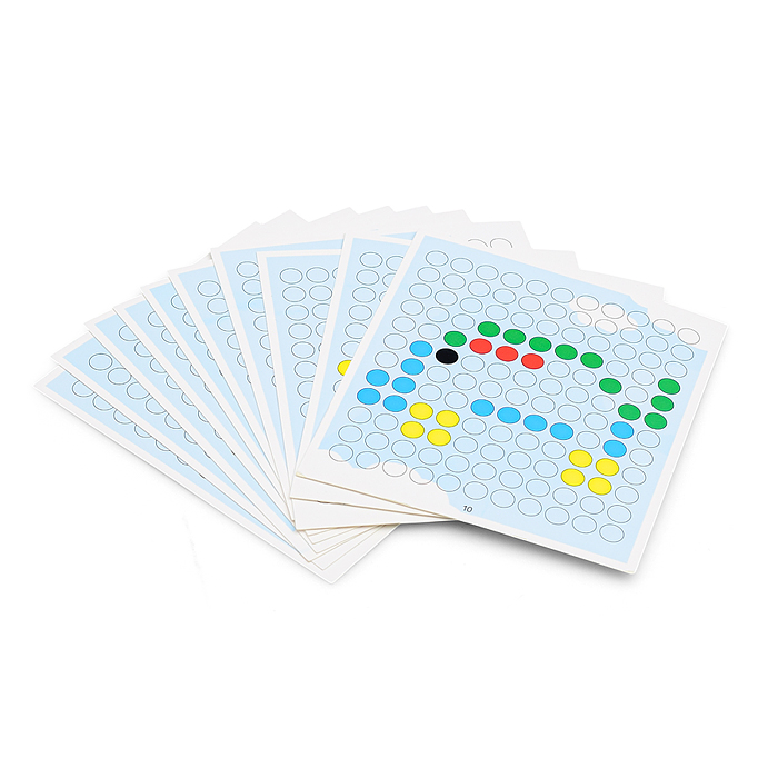 Фото к товару Мозаика магнитная W6503 "Динозаврик" в коробке Мозаика магнитная W6503 "Динозаврик" в коробке