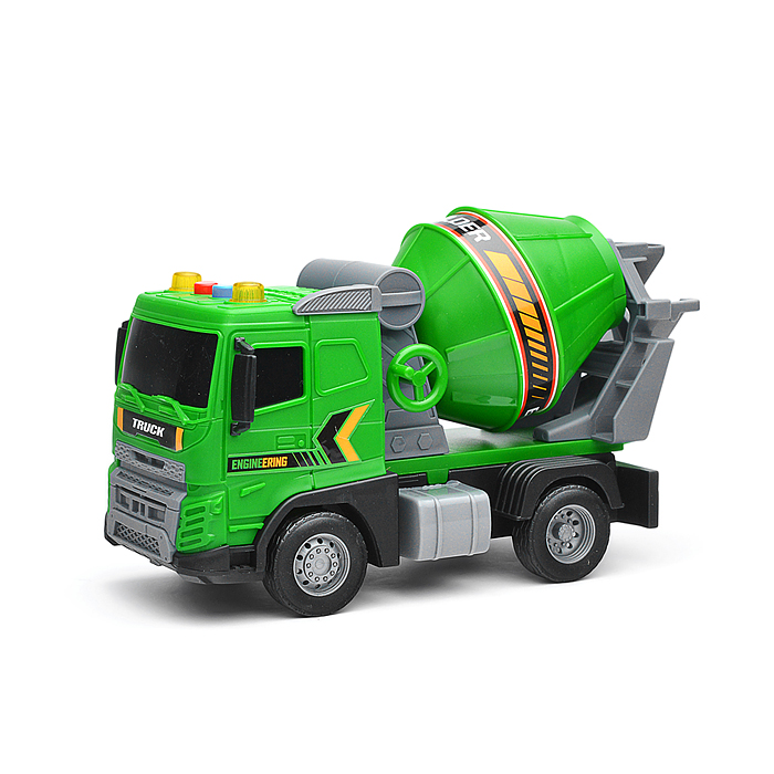 Машина JS172A "Бетономешалка" (свет, звук) в коробке