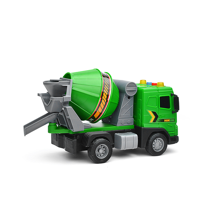 Машина JS172A "Бетономешалка" (свет, звук) в коробке