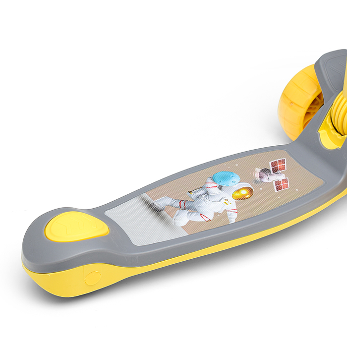 Фото к товару Самокат U001195Y 3-х кол., желтый, PU, в коробке Самокат U001195Y 3-х кол., желтый, PU, в коробке