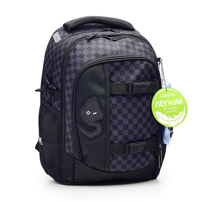 Рюкзак "Ergo. Super Spy" школьный 39x28x20 см (18 л) 600 г, 2 отделения на молнии, одно с у