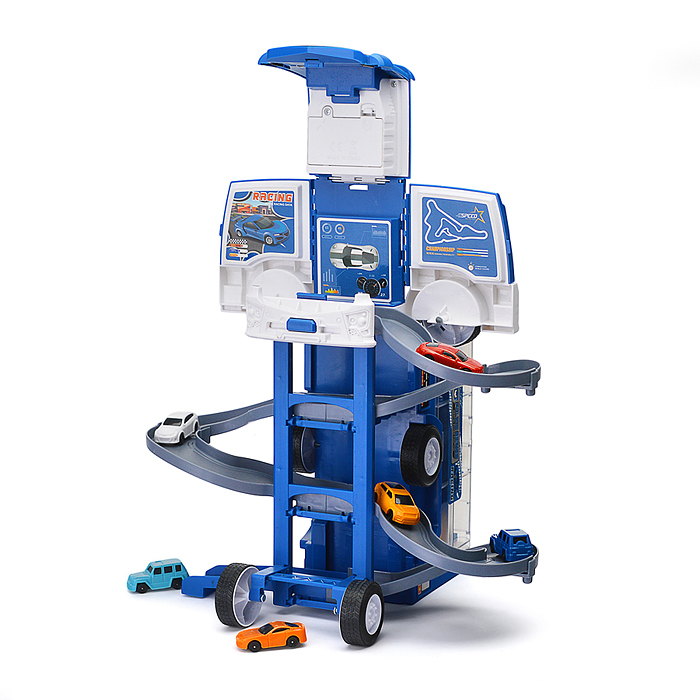 Фото к товару Трек-Трейлер SJ685C-1 "Полиция" в коробке Трек-Трейлер SJ685C-1 "Полиция" в коробке