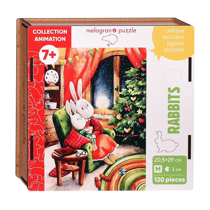 Пазлы 120 "Новогодняя елка" Collection ANIMATION. Пазлы 120 "Новогодняя елка" Collection ANIMATION.