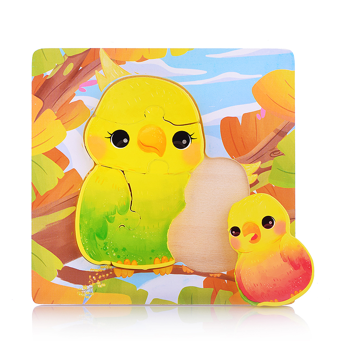 Пазл-вкладыш D2082 "Мама и малыш"