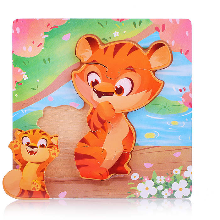 Пазл-вкладыш D2082 "Мама и малыш"