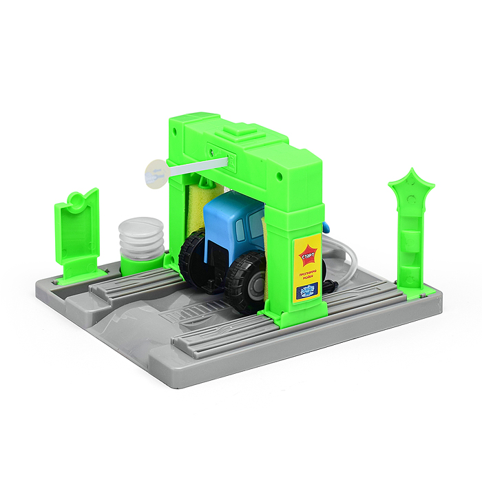 Фото к товару Игрушка пластик свет-звук Автомойка с водой 21 см, коробка Игрушка пластик свет-звук Автомойка с водой 21 см, коробка