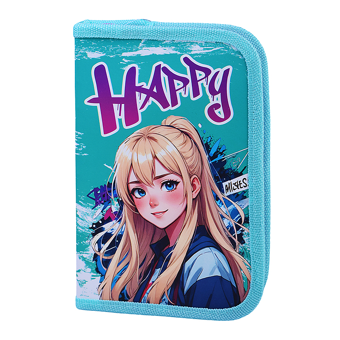 Пенал односекционный SOFT 190/115 "Милая блондинка"